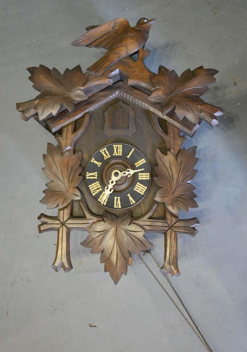 A Black Forest Cuckoo Clock, 45cm tall