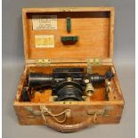 A Cased Theodolite by Hall Bros