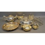 A Large Collection of Silver Plated Items to include a teapot, various jugs and other items