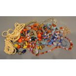 A Collection of Bead Necklaces