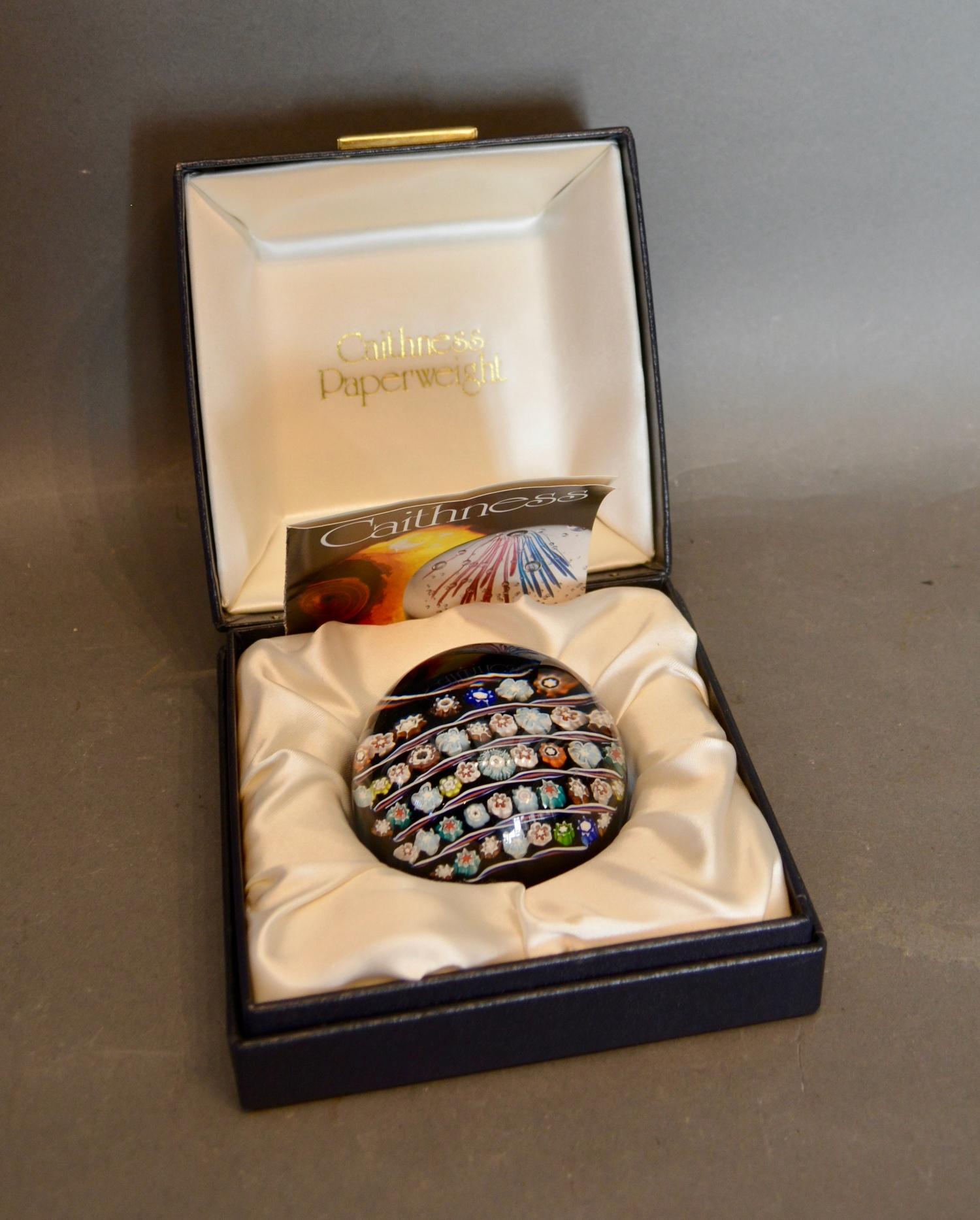 A Limited Edition Caithness Paperweight by Colin Terry within original box