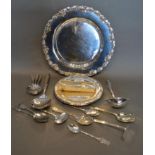 A Small Collection of Silver Plate to include flatware