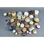 A Large Collection of Patch Boxes to include Royal Worcester and others