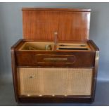 A Regentone Walnut Cased Radiogram, 103cm wide, 47cm deep, 80cm high