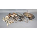 A Silver Plated Canteen of Cutlery by Berndorf, together with a small collection of other silver