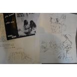 John Lennon and Yoko Ono, 1969-1980, Hair Peace, Bed Peace, folio of twelve lithographs