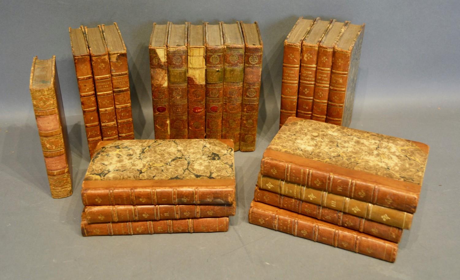 The Works of Alexander Pope, printed by James Donaldson, Edinburgh, 1789, within six leather bound
