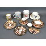 A Royal Crown Derby Imari Decorated Dish together with other related items