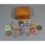 A Fleet Air Arm Enamel Brooch, together with a small collection of enamel badges, awards, a small