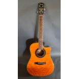 A Fender T-Bucket 300 CE Acoustic Guitar with hard case