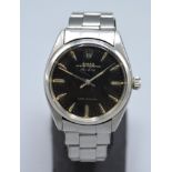 A Rolex Oyster Perpetual Air King Super Precision Stainless Steel Cased Gentlemen's Wrist Watch with