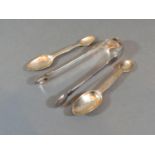 A Victorian Silver Medicine Spoon Retailed by Asprey, London 1899 together with another similar