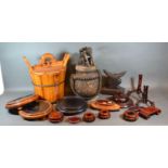 A Collection of Chinese Hardwood Stands and related items
