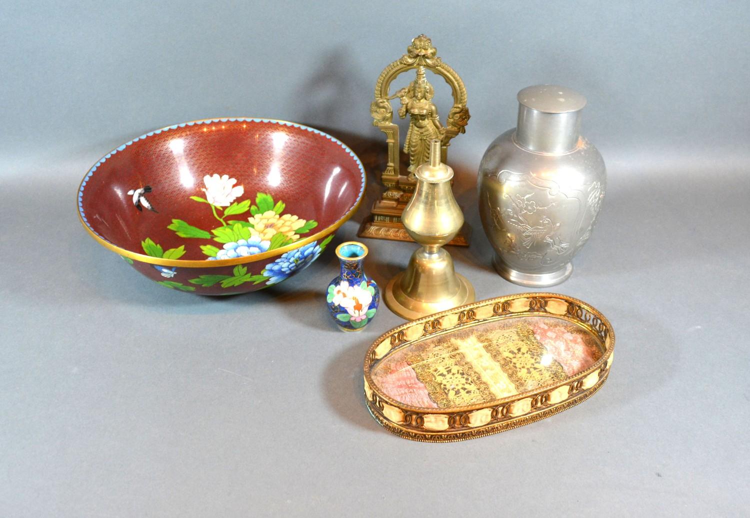 A Cloisonne Bowl together with various other related items