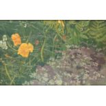 Francis Hewlett RWA 'California Poppies' Oil on Canvas monogram verso 39 x 24 cms