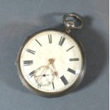 A Silver Cased Pocket Watch by L. J. Cerworth Hull