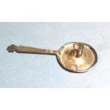 A Queen Anne Silver Miniature Chamber Stick, London 1712, 10 cms long