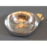 An Art Deco Beaten Silver Bowl by RE Stone, London 1931 8.5cm diameter