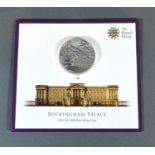 A Commemorative Silver £100 Coin Buckingham Palace, 62.86 gms