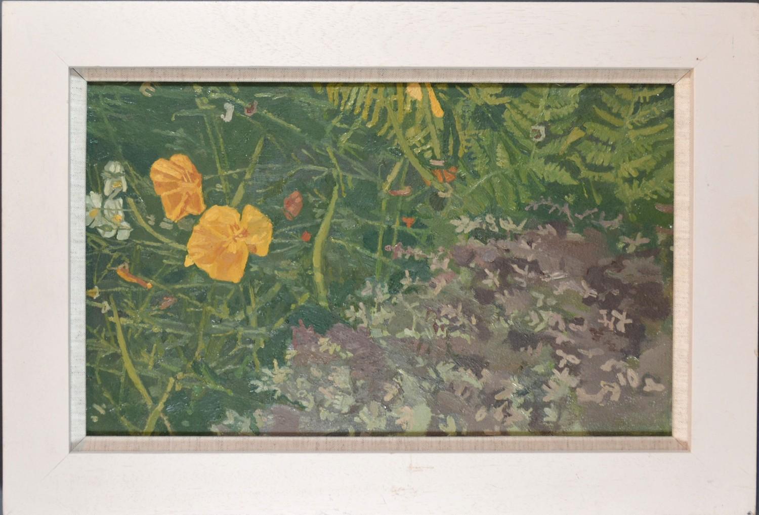 Francis Hewlett RWA 'California Poppies' Oil on Canvas monogram verso 39 x 24 cms - Image 3 of 6