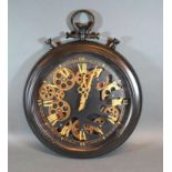 A Circular Wall Clock in the form of a Pocket Watch, 40 cms diameter