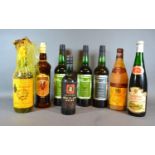 One Bottle Rioja Siglo dated 1976 together with various other bottles of wine and a half bottle of