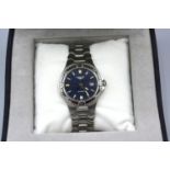A Longines Sport Wing Stainless Steel Cased Gentleman's Wrist Watch with original box and outer