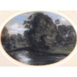 William Crotch 'From Eton Playing Fields July 10th 1932' inscribed 'Beneath the Mount' 14 x 19 cms