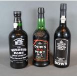 One Bottle Dow's Ruby Port No.1 70cl together with a bottle of Dow's Vintage Character Port 70cl and