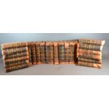 Twenty Three Volumes; Dickens, Leather Bound. 19th Century printing and bound in the USA in the