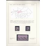 Valai - Novgorod Province 1871 C1 single & strip 3 m/m; 1878 C3 m/m (3)