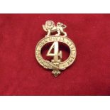 4th (King's Own Rifle) Regiment of Foot Glengarry and pre-Territorial era 1874-1881 Badge, K&K: 424.