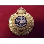 The City of London Yeomanry WWI Cap Badge, The Rough Riders (Bi-metal) KC.