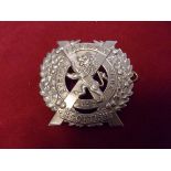 London Scottish Regiment WWII Cap Badge (White-metal, lugs)