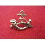 Royal Inniskilling Fusiliers WWI Cap Badge (Bi-metal), slider. K&K: 632