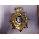 Royal Army Ordnance Corps Bandsman's Helmet Plate, A good post 1953 example comprising of Plated