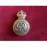 Royal Military College Officer-Cadets' Geo V Cap Badge (Bi-metal), slider. K&K: 1075