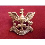 26th Hussars WWII Officers Cap Badge (Gilding-metal) first pattern, lug two lugs.