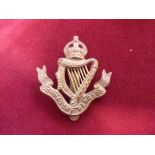 Connaught Rangers WWI Cap Badge (Brass, slider)