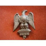 1st Dragoons (The Royal Dragoons)Victorian Officers Cavalry Field-Service Cap Badge (Bronze), tab