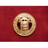 Royal Guernsey Light Infantry (Guernsey Militia) Other Ranks Helmet Plate Centre 1902-1914 (