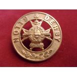 The Sherwood Foresters (Nott's & Derby) Regiment 1902-1914 (Gilding-metal construction) K&K: 402.