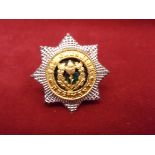 Cheshire Regiment Officers WWII Beret Badge (Gilt and enamel), two lugs. K&K: 1960