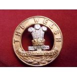 The Welsh Regiment Other Ranks Helmet Plate Centre 1902-1914 (Bi-metal construction) K&K: 397. Three