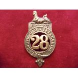 28th (North Gloucestershire) Regiment of Foot Glengarry and pre-Territorial era 1874-1881 Badge, K&