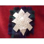 42nd (Royal Highland) Regiment of Foot Glengarry and pre-Territorial era 1874-1881 Badge, K&K: