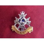 The Sherwood Foresters (Nottinghamshire and Derbyshire Regiment) Officers EIIR Cap Badge (Silver-