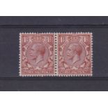 1912-24 Great Britain 1 1/2d chestnut 'PENCF' error, m/mint, SG364a