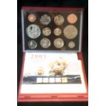 Great Britain 2005-Proof Coin Set (12) cased/boxed