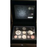 Great Britain 2008-Executive Proof Set- (11) coins, Royal Mint case and certificate